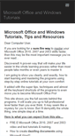 Mobile Screenshot of msoffice-tutorial-training.com